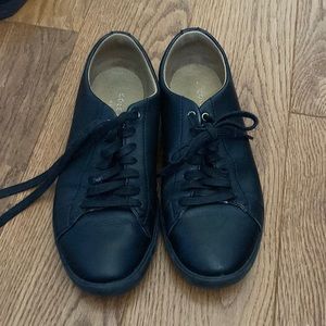 Cole Haan black leather sneakers
